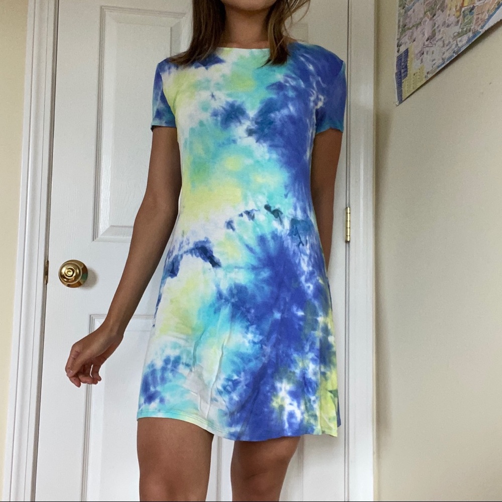 AMERICAN APPAREL TIE DYE DRESS
